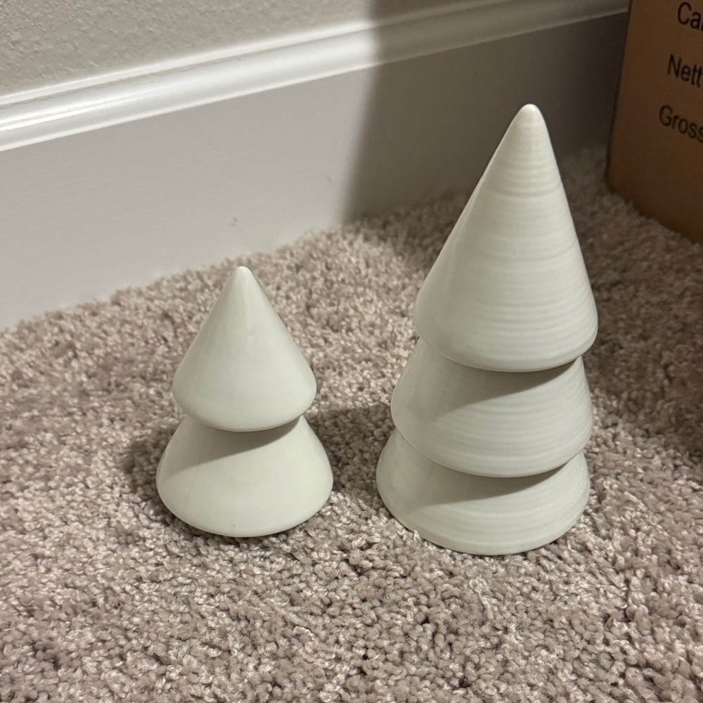 H&M Ceramic Decorative Tree Set in Off-White